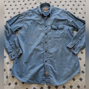 Men's Large Woolrich Light Denim Shirt